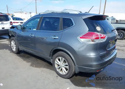 2016 Nissan Rogue Sv из США, поврежденный, VIN JN8AT2MT9GW027009